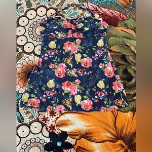 Strapless floral swim dress with strap option XL